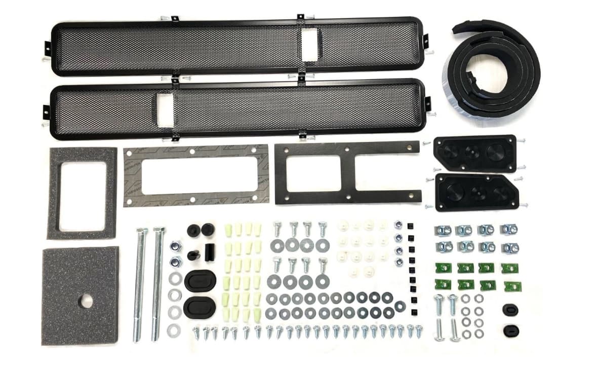 Schutbord fitting kit