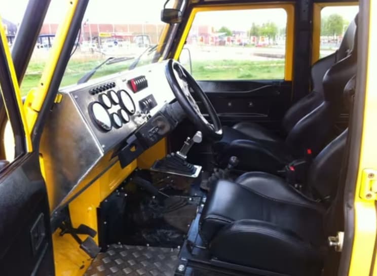Land Rover aluminium dashboard