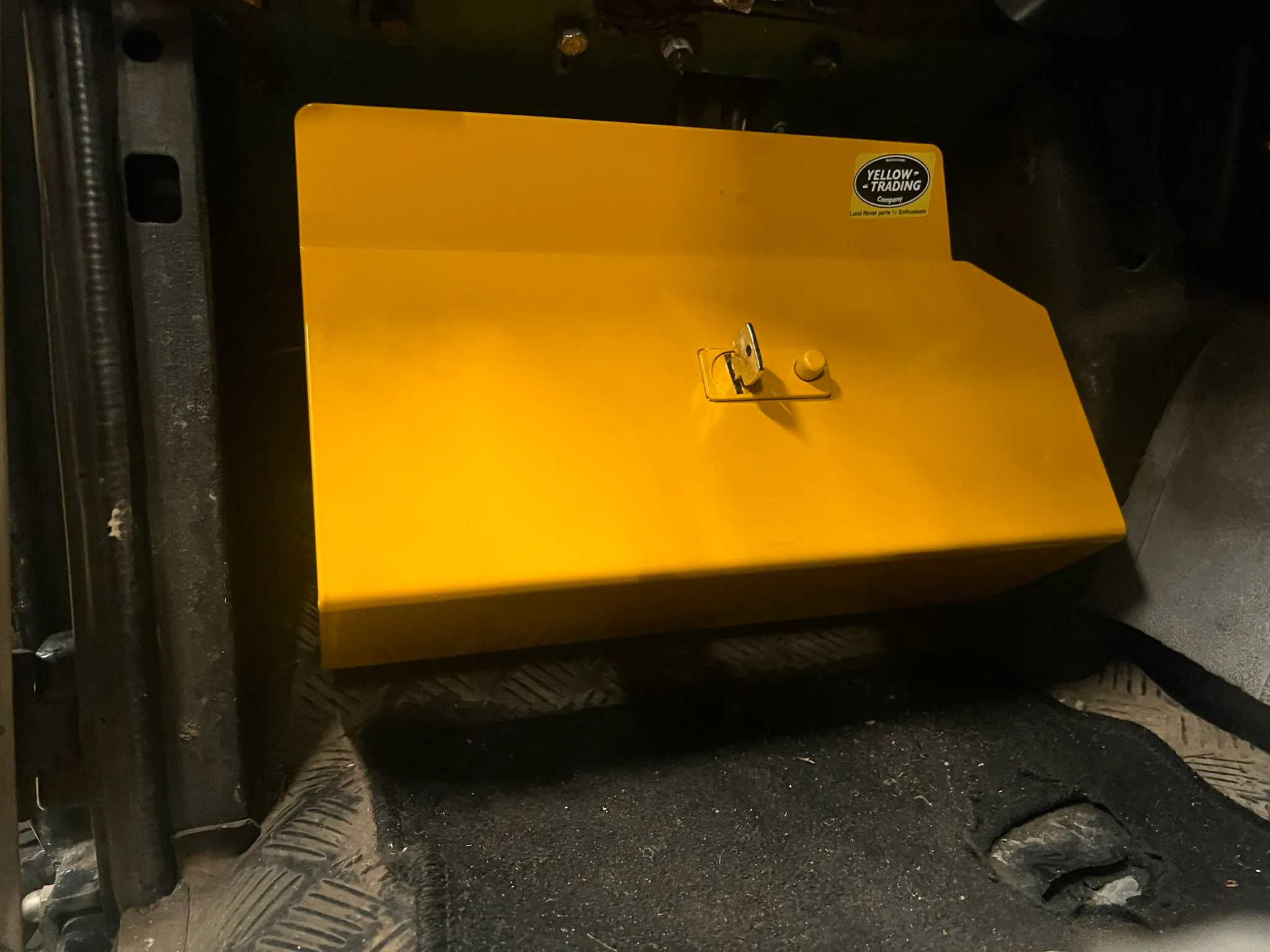 Land Rover defender pedaal slot