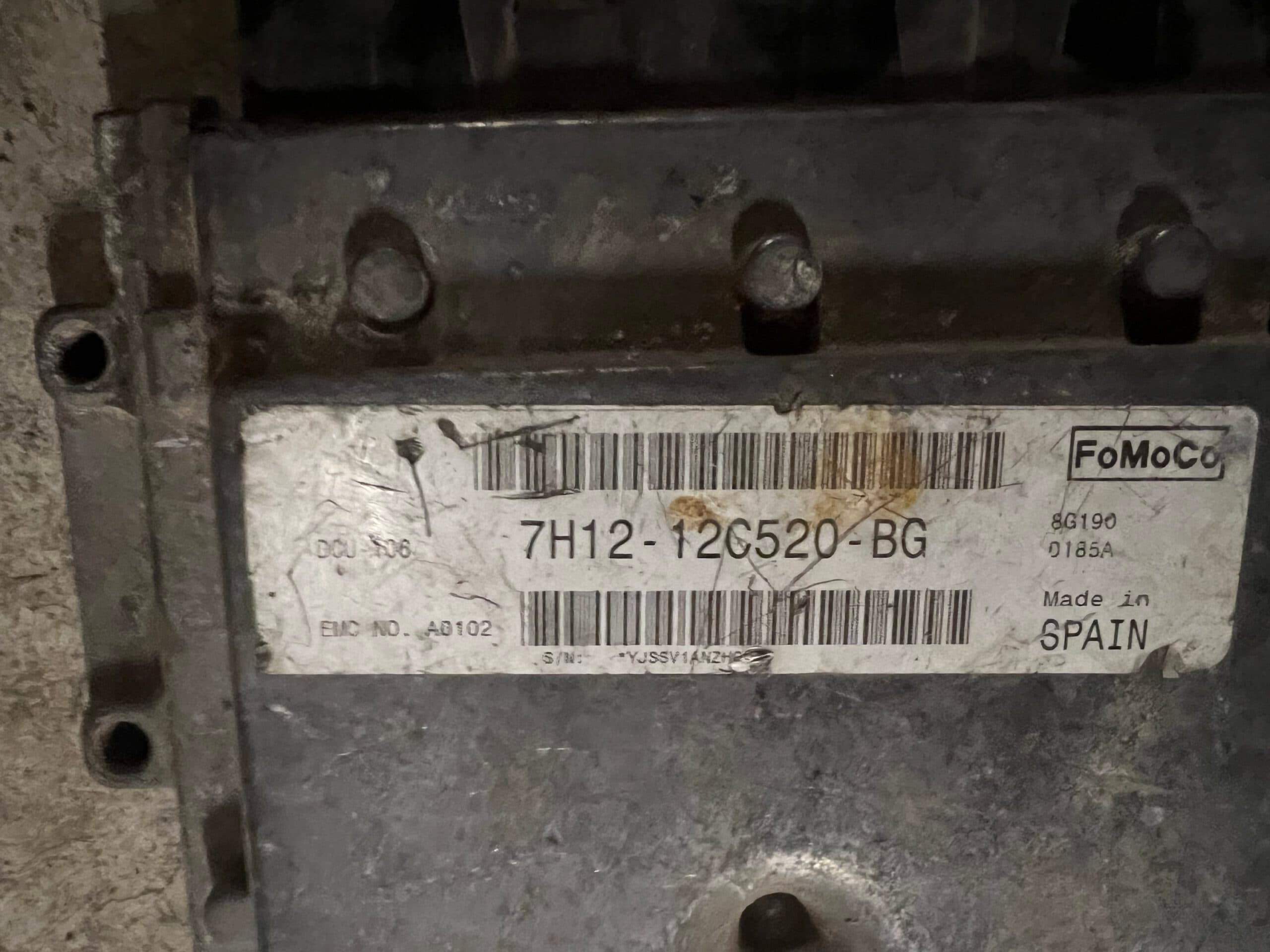 Tdci / td4 2.4 Ecu